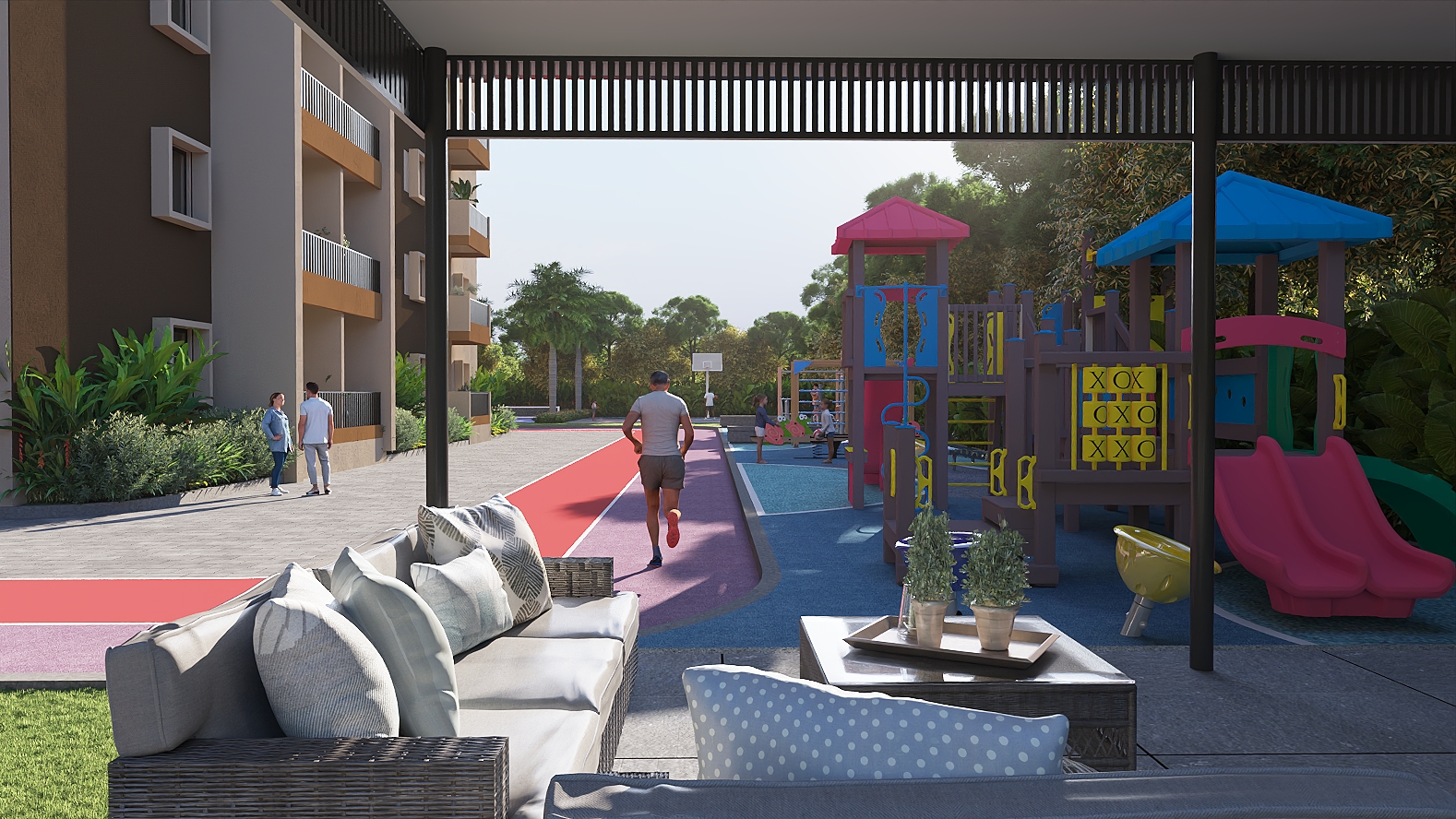 NPS Natures Promise Kids Play Area Running Track Family Lifestyle East Bangalore