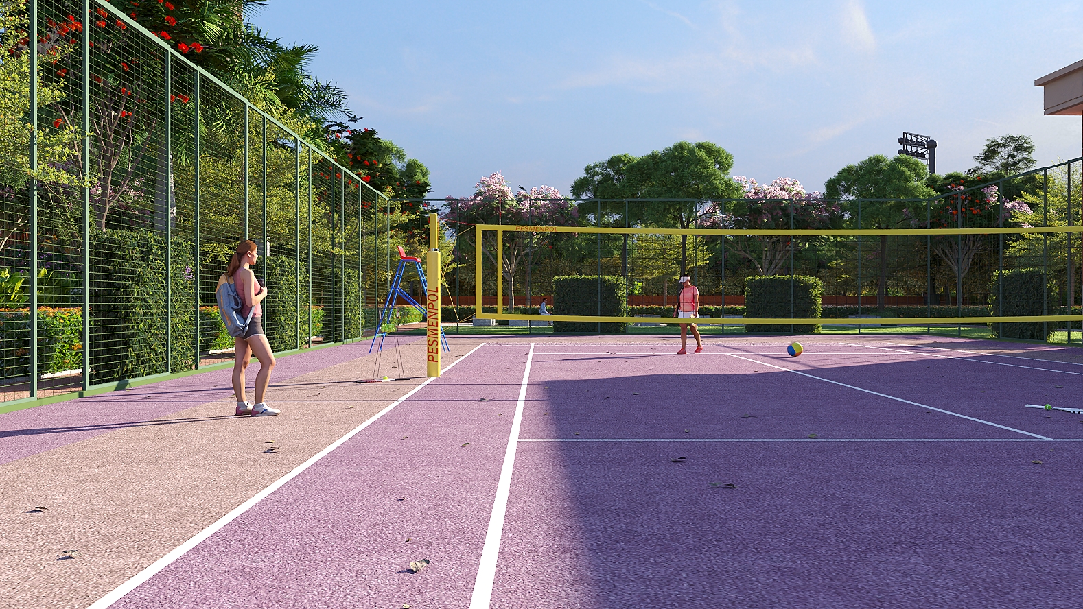 NPS Natures Promise Tennis Volleyball Court Sports Gated Community East Bangalore